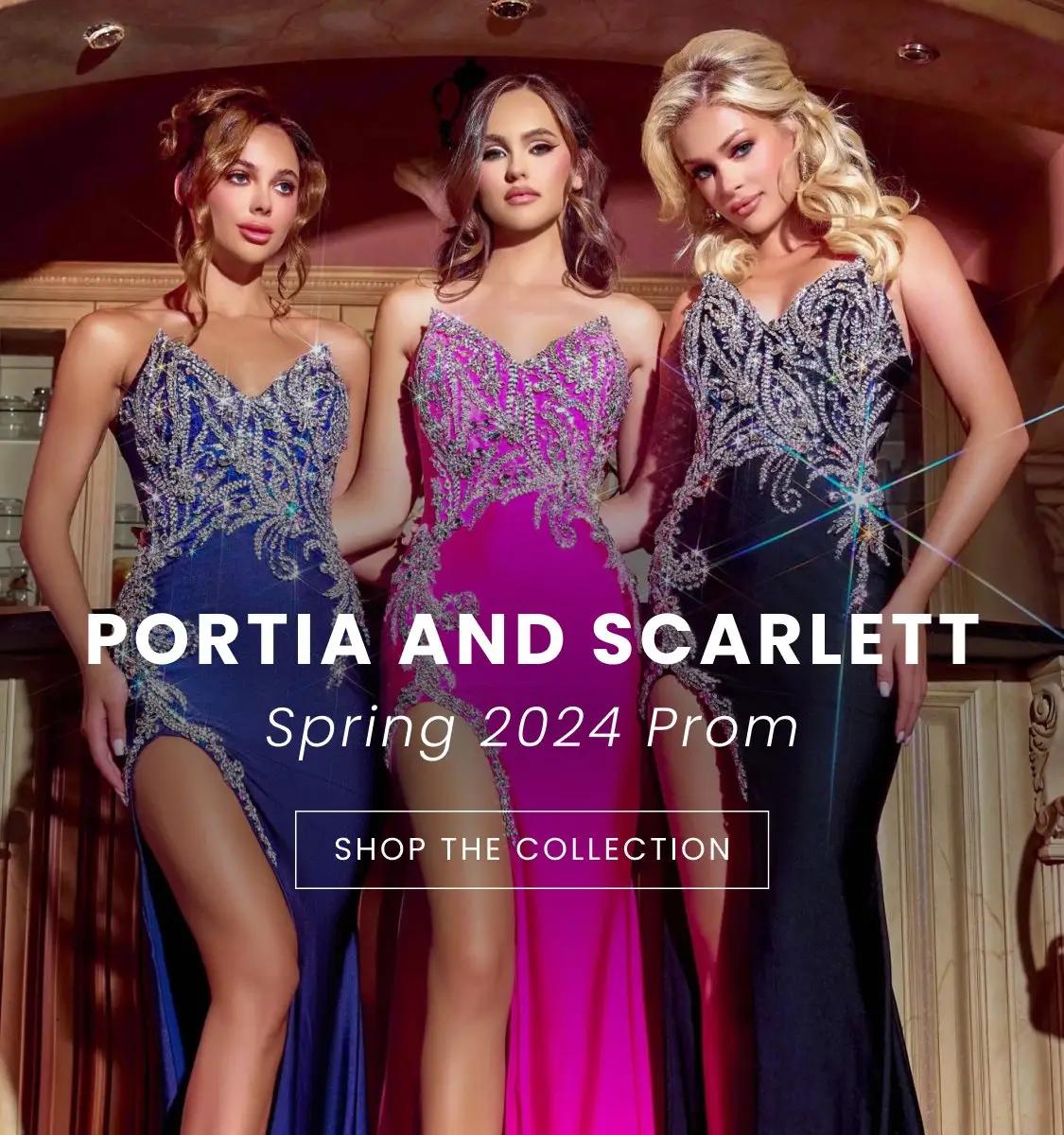 Portia and Scarlett 2024 Prom Banner Mobile